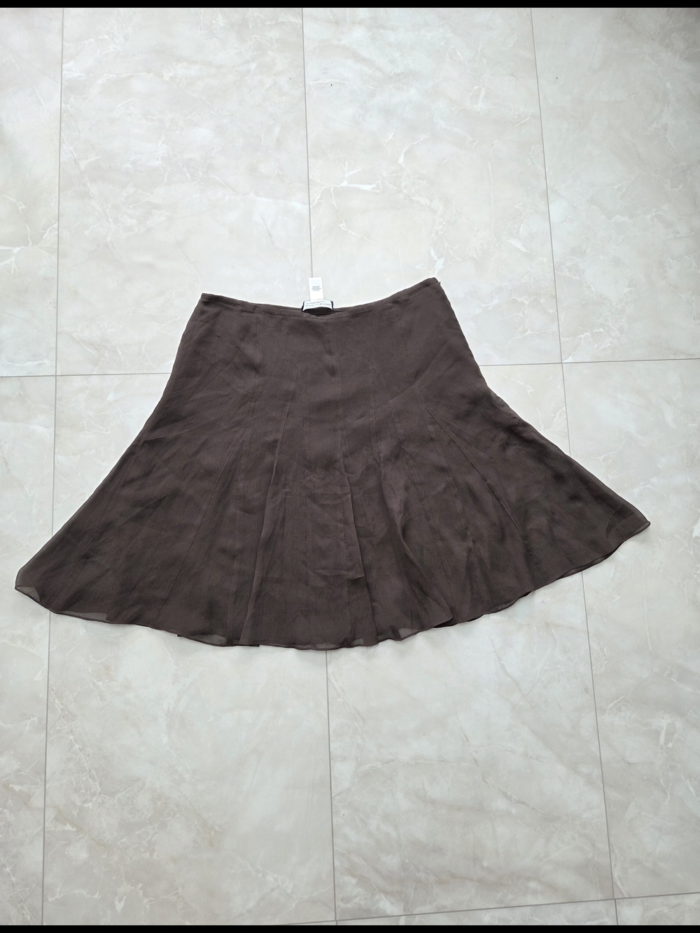 Jones New York Brown Circle Skirt